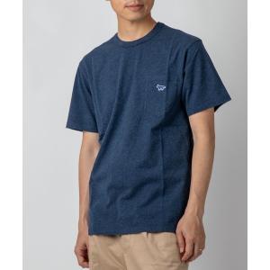 「Maison Kitsune」 半袖Tシャツ SMALL ネイビー メンズ