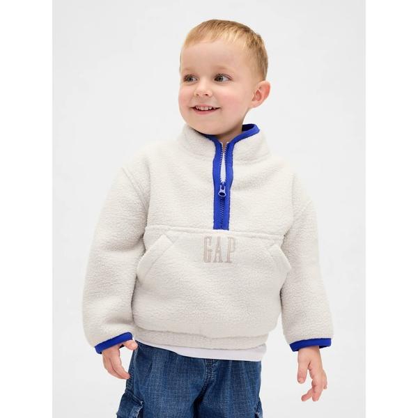 トレーナー  ボア ハーフジップ プルオーバー (幼児・ベビー) キッズ 子供服 男の子 女の子