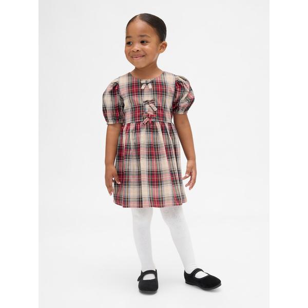 ワンピース パフスリーブ リボンワンピース (幼児・ベビー) キッズ 子供服 女の子