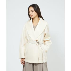 DES PRES（デプレ） 【DES PRES】ウールメルトン ビックカラーコート