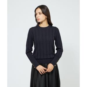 ニット セーター ヘリンボンニット レディース