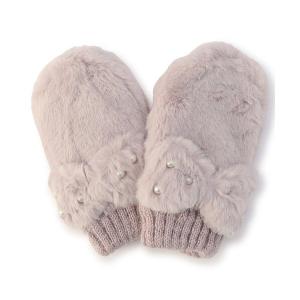 手袋 ふわもちリボン手袋 キッズ 子供 女の子