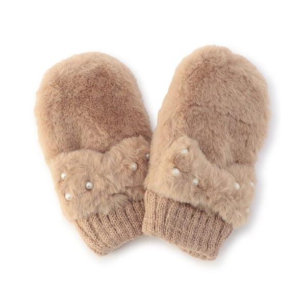 手袋 ふわもちリボン手袋 キッズ 子供 女の子