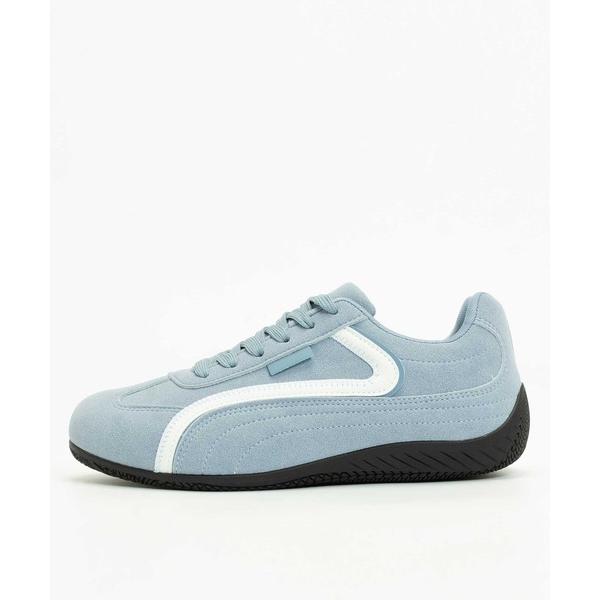 スニーカー ライン フラットソール ドライビングスニーカー メンズ