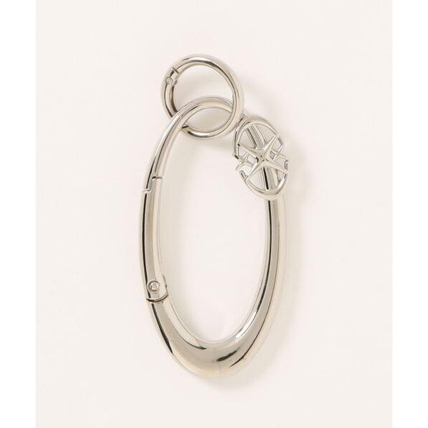 キーホルダー 「Cr+ov（クローヴ）」メタルオーバル×丸カンキーリング　 oku-key-5-10