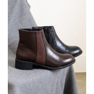 ブーツ 撥水│シンプルショートブーツ　8710633 レディース