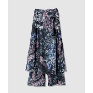 パンツ 「AMERICAN RAG CIE」フラワーパンツ（WOMEN) レディース