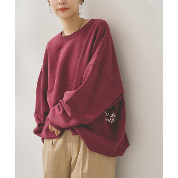 トレーナー スウェット Higuchi*S2wayオーバーサイズスウェット レディース