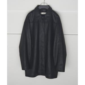 コート アウター anuke Ecoleather Over Jacket レディース