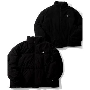 ブルゾン アウター 「GERRY/ジェリー」タイプライター×シープボア リバーシブル中綿ジャケット メンズ レディース