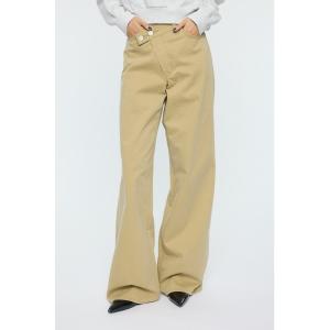 チノパン CROSS CHINO WIDE STRAIGHT レディース
