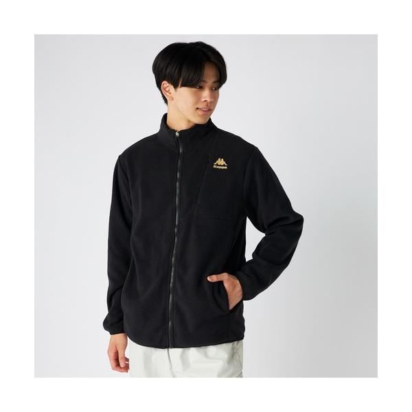 ダウンジャケット ダウン Kappa カッパ 軽量 胸元ファスナーポケット付き マイクロフリース ト...