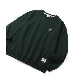 tシャツ 「CAPTAIN STAG / キャプテンスタッグ」裏起毛 ワンポイントロゴ刺繍 ロングスリーブ スウェット トレーナー メンズ レディース