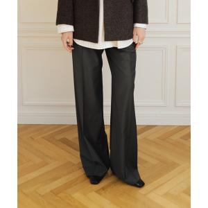 スラックス パンツ 「EMOELLE」センタープレススラックス レディース