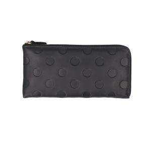 財布 un signet アンシグネ 55306 ドット柄L字長財布 レディース メンズ