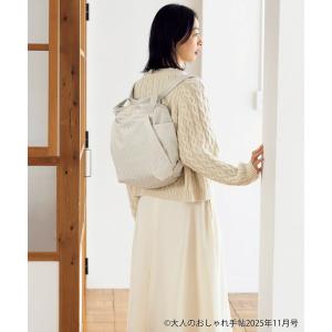 デイバック リュック 「大人のおしゃれ手帖11月号掲載」市川実和子×Y'SACCS　ドット2WAYリュック レディース