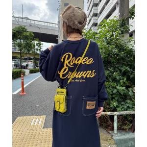 ワンピース ラグランカラーステッチワンピース