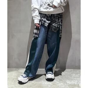 ジーンズ デニム デニムパンツ カスタムトラック デニムパンツ レディース メンズ