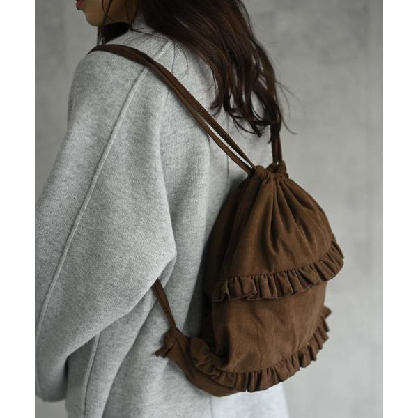 デイバック リュック ティアードフリルナップサック レディース メンズ