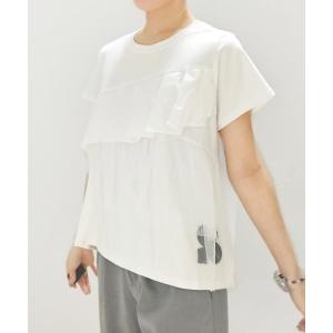 フリルコンビクローバートップス レディース