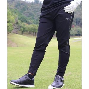 チノパン (RM)「LUXE/R GOLF」ストレッチ クロス サイドライン プリント チノパンツ メンズ