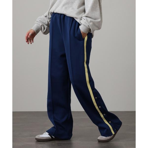 パンツ 脇釦ラインパンツ レディース