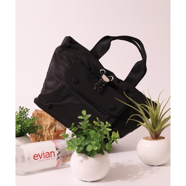 トートバッグ Crossi BIGポケット付ナイロン2WAYバッグ Nylon レディース