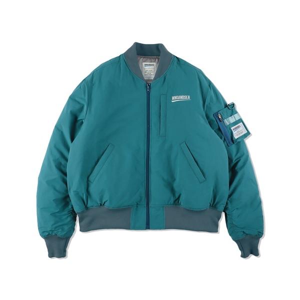 ma1 ma-1 FISHNET RECYCLED NYLON MA-1 JACKET メンズ