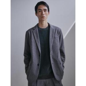 ジャケット テーラードジャケット ホームスパンジャージジャケット「セットアップ可/洗濯機OK」 メンズ