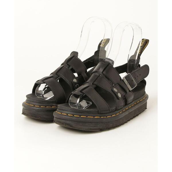 「Dr. Martens」 フラットサンダル 3 ブラック レディース