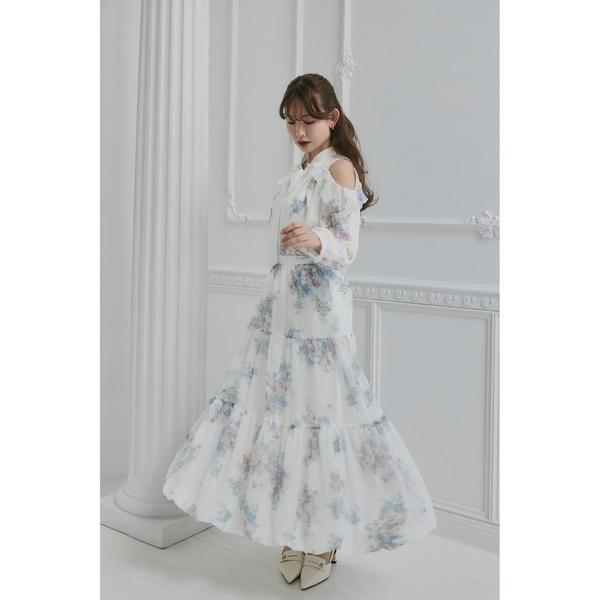 スカート Isaline Floral Tiered Skirt