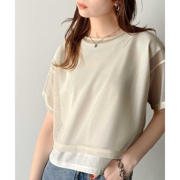 「Java」 半袖カットソー SMALL アイボリー レディース