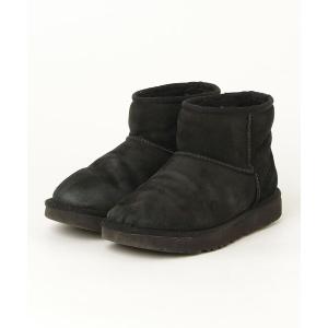 「UGG」 ムートンブーツ 22cm ブラック レディース