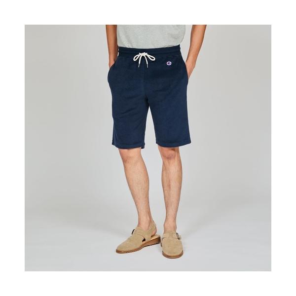 「Champion」 ショートパンツ LARGE ネイビー メンズ
