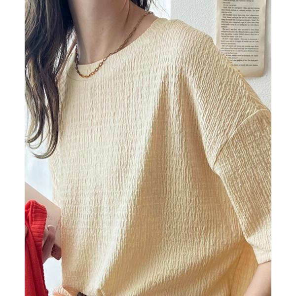 「Java」 半袖Tシャツ MEDIUM アイボリー レディース