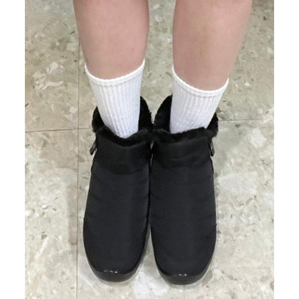 ブーツ モコモコ暖かブーツ レディース