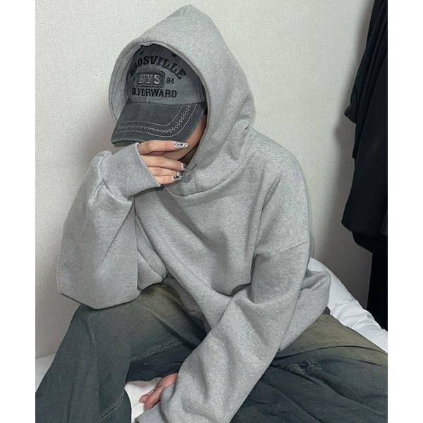 パーカー スナップネックパーカー レディース