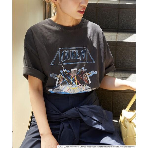 「FREAK'S STORE」 半袖Tシャツ フリ- ブラック レディース