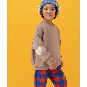 トレーナー 「裏起毛」あったかイロイロパッチトレーナー キッズ 子供服 男の子 女の子