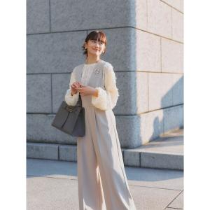 オールインワン 「セレモニー」Vネック コンビネゾン レディース