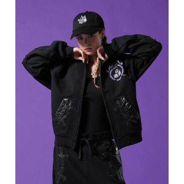 パーカー GALFY/ガルフィー/「LHP別注」小悪魔ジップアップパーカー レディース メンズ