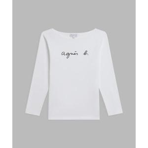 agnes b.（アニエスベー） tシャツ ロゴプリント コットン 長袖 T