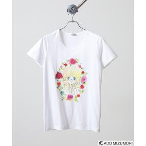 FUNALIVE（ファンアライブ） パンツ 水森亜土 刺繍クロップド七分丈