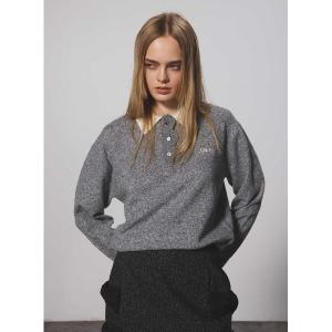 ポロシャツ ポロ スカラップポロニット レディース