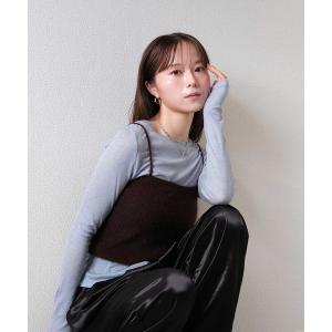 Lunea キャミソール キルティングバルーンビスチェ : ZOZOTOWN Yahoo