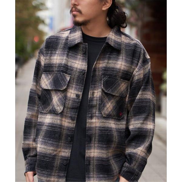 シャツ BEVERLY HILLS POLO CLUB モールチェックCPO メンズ