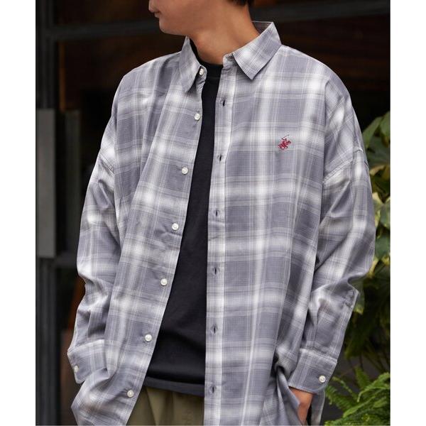 ブラウス シャツ BEVERLY HILLS POLO CLUB TRルーズシルエットシャツ レディ...