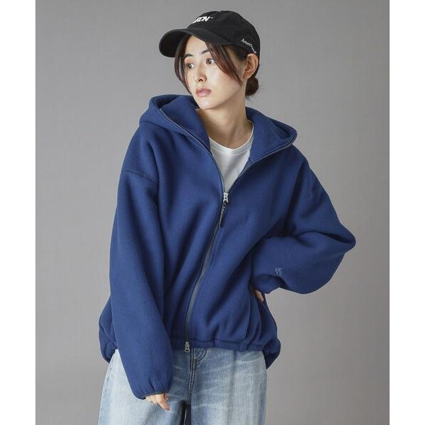 パーカー Americana（アメリカーナ）フリースZIPパーカー レディース