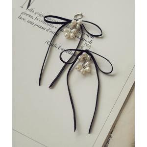 パールリボンイヤリング レディースの買取情報