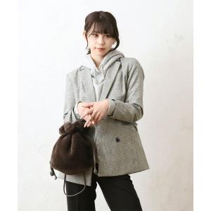 トートバッグ 「 polka polka / ポルカポルカ 」 巾着2wayファーショルダー　SDI レディース メンズ